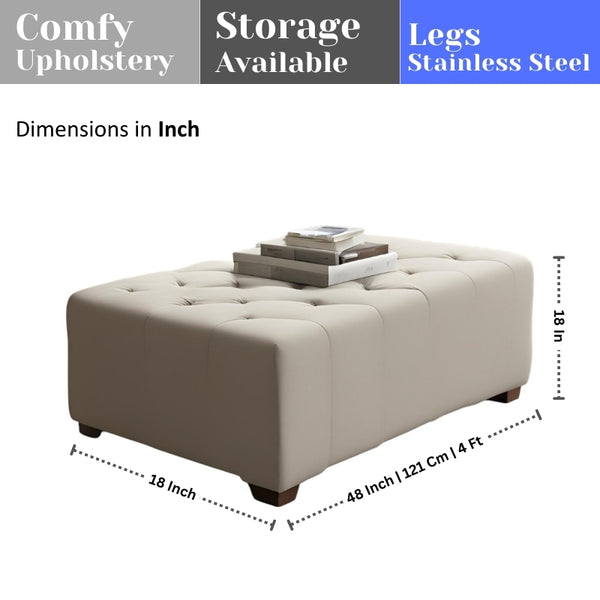 Elegant Wooden Settee, Bench with Cushions - Ottoman - CRUZ INTERNATIONAL - Furniture Store