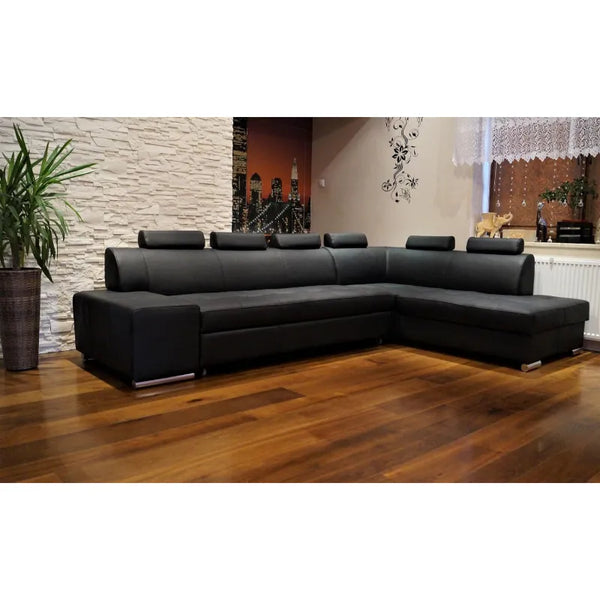 Luxurious Upholstered L Shape Sofa - Sofa - CRUZ INTERNATIONAL - Furniture Store