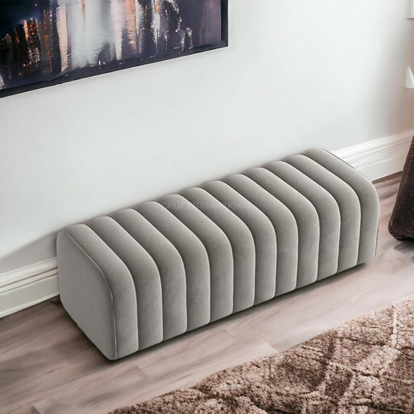 ModiCute Fabric Ottoman Bench - Ottoman - CRUZ INTERNATIONAL - Furniture Store