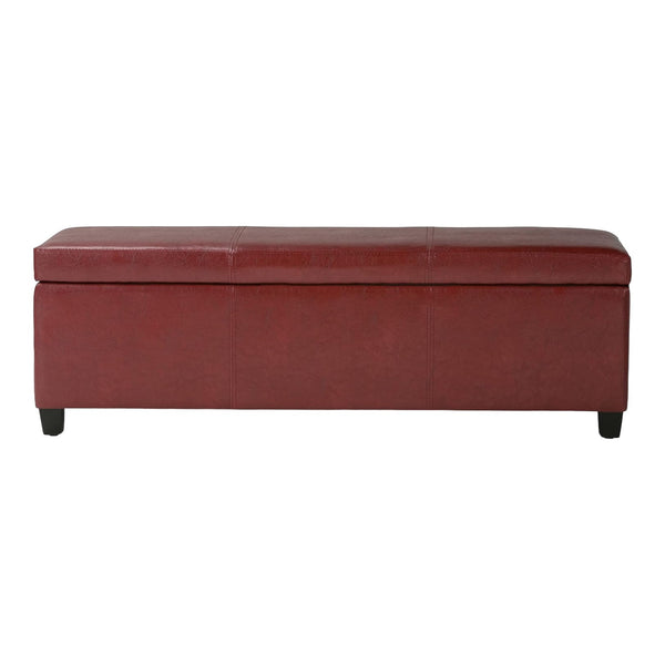 Stylish Velvet Bench Ottoman with Stainless Steel Legs - Settee & Diwaan - CRUZ INTERNATIONAL - Furniture Store