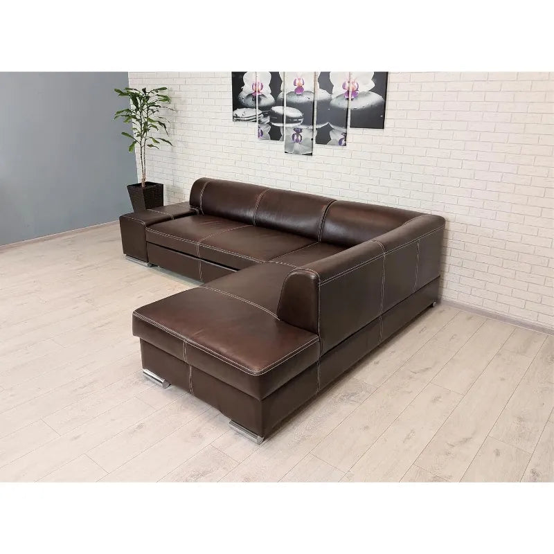 Classic and Traditional Chesterfield L Shape Sofa