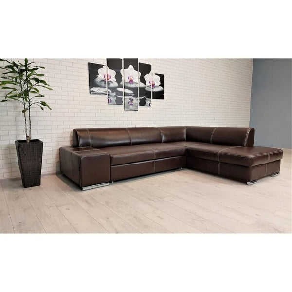 Classic and Traditional Chesterfield L Shape Sofa - Sofa - CRUZ INTERNATIONAL - Furniture Store