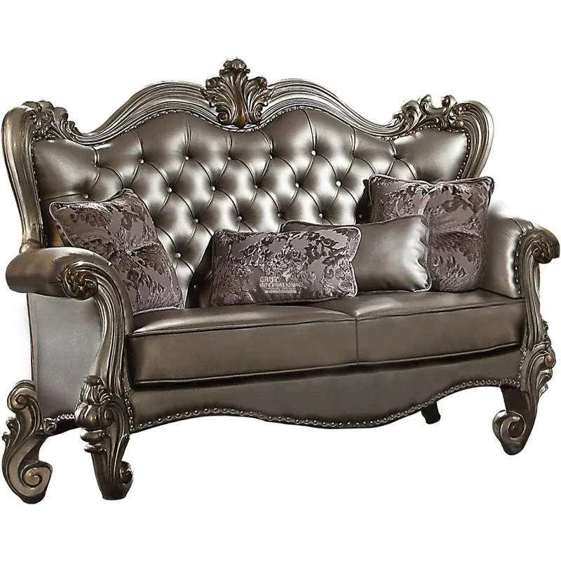 Royal Carved 3 Seaters Sofa CRUZ INTERNATIONAL