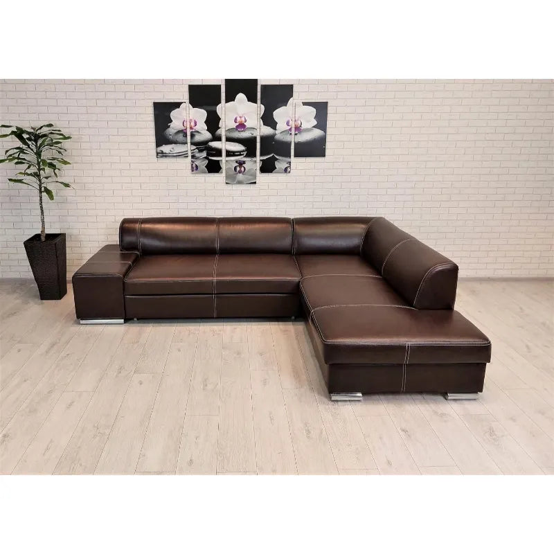 Classic and Traditional Chesterfield L Shape Sofa