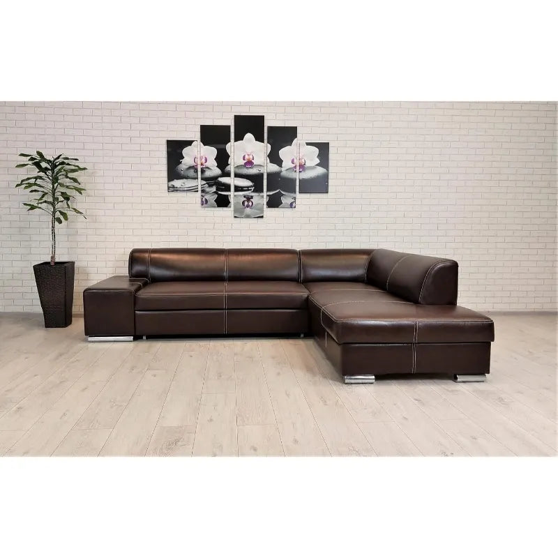 Classic and Traditional Chesterfield L Shape Sofa