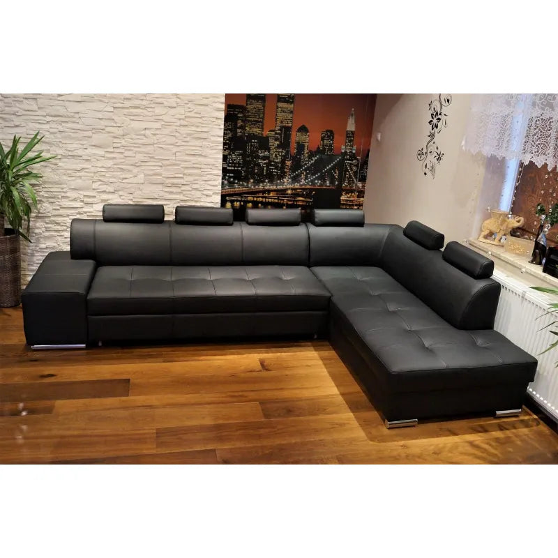Luxurious Upholstered L Shape Sofa