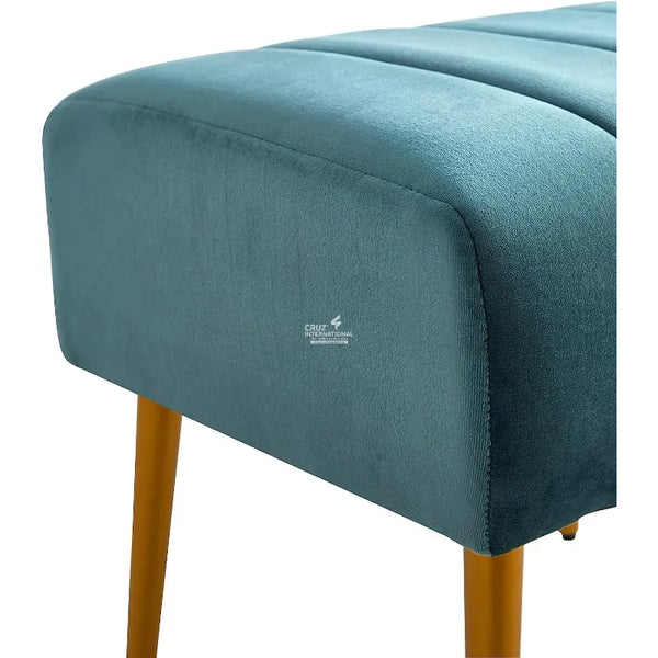 Velvet Whisper Footstool CRUZ INTERNATIONAL