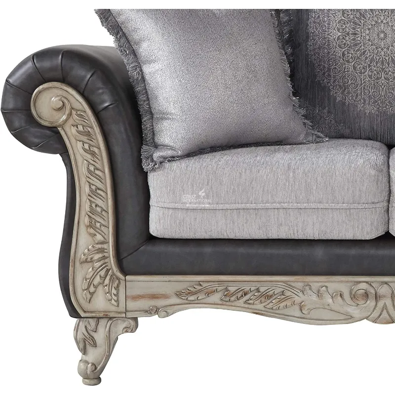 Royal Antique Sofa (5 Seater with Table) CRUZ INTERNATIONAL