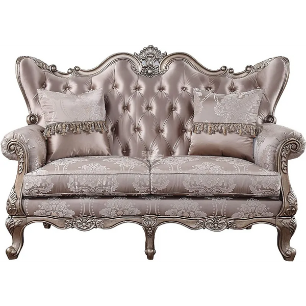 Royal Antique Carved Sofa 3 Seaters CRUZ INTERNATIONAL