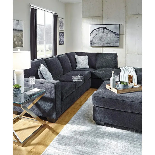 Luxe Velvet Ottoman CRUZ INTERNATIONAL