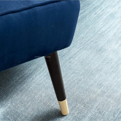 Solid Wood Velvet Living Room Chair