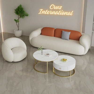 Modern Sofa Set | 6 Seater - Sofa - CRUZ INTERNATIONAL - Furniture Store