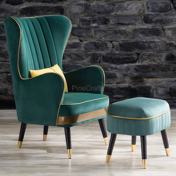 Comfortable Upholstered Chair for Living Room - Living Room Chair - CRUZ INTERNATIONAL - Furniture Store