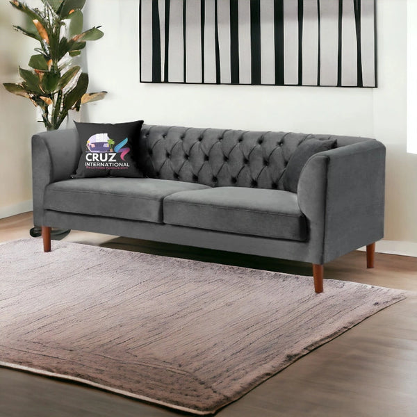 Premium Fabric 3 Seater Sofa Couch for Your Home - Sofa - CRUZ INTERNATIONAL - Furniture Store