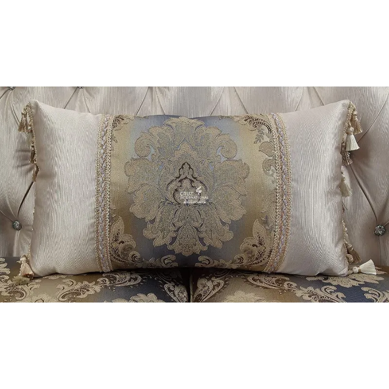 Royal Carving Sofa (6 Seater with Table) CRUZ INTERNATIONAL