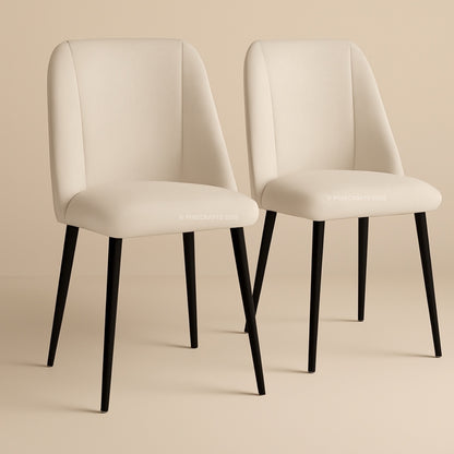 Premium Velvet Dining Chair for Home & Office (Pack of 2)