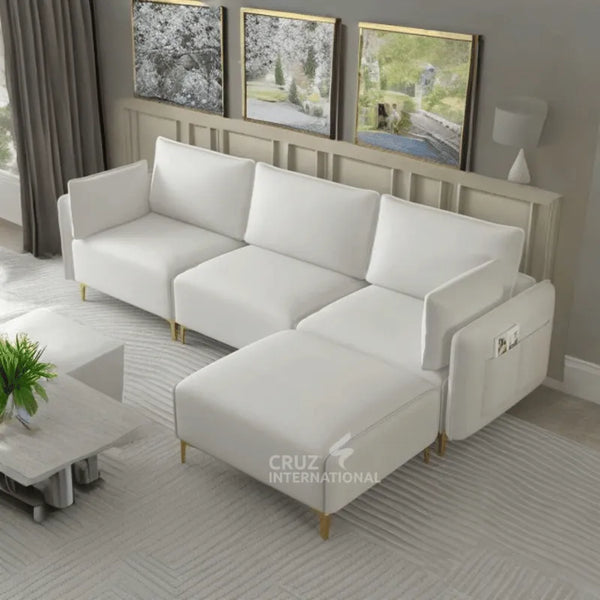 Cozy and Inviting Reclining Sofa - Sofa - CRUZ INTERNATIONAL - Furniture Store