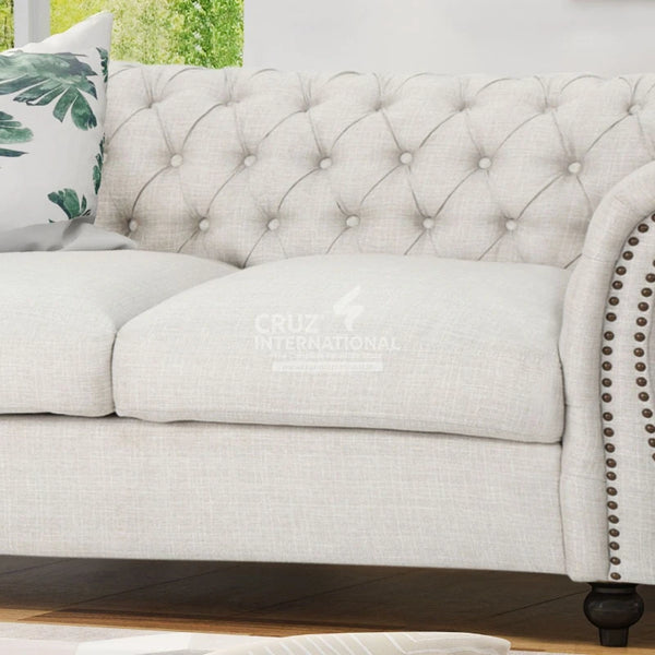 Modern Royal Sofa | Cream - Sofa - CRUZ INTERNATIONAL - Furniture Store