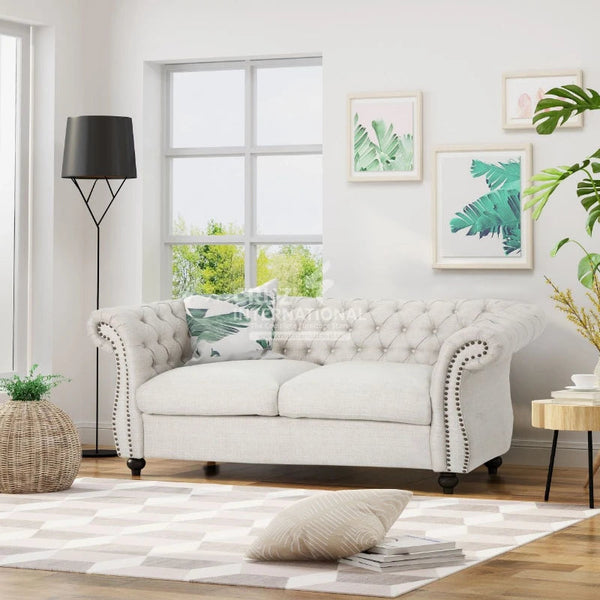 Modern Royal Sofa | Cream - Sofa - CRUZ INTERNATIONAL - Furniture Store