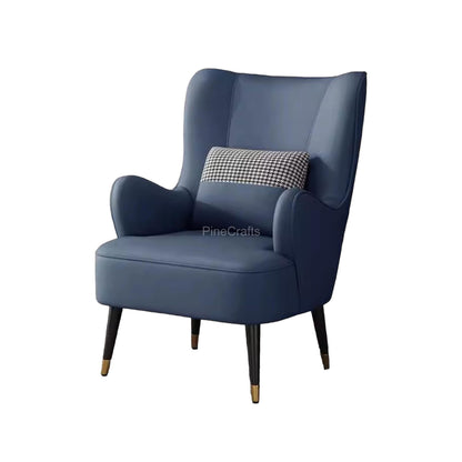 Modern Fabric Wingback Chair
