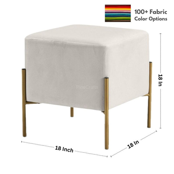 Elegant Footstool Ottoman - Ottoman - CRUZ INTERNATIONAL - Furniture Store