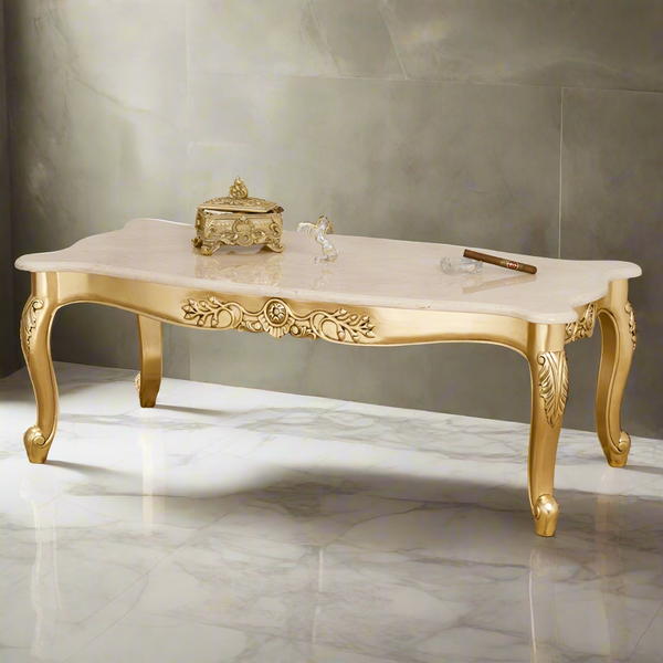 Golden Center & Coffee Table - Table - CRUZ INTERNATIONAL - Furniture Store