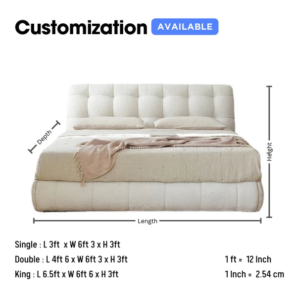 Modern Cushioning Bed - Bed - CRUZ INTERNATIONAL - Furniture Store