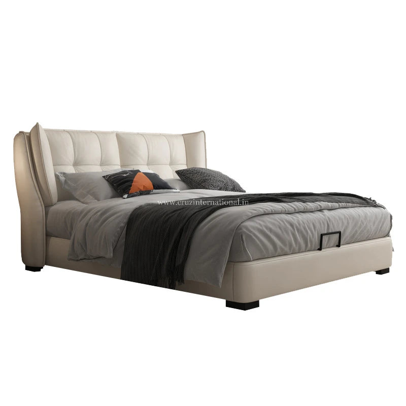 Modern Leatherette Bed