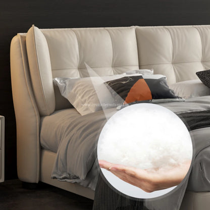 Modern Leatherette Bed