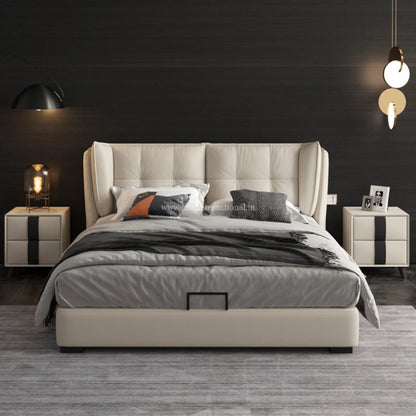 Modern Leatherette Bed