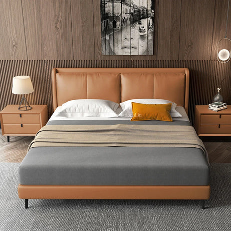Modern Cushion Bed Premium Fabric