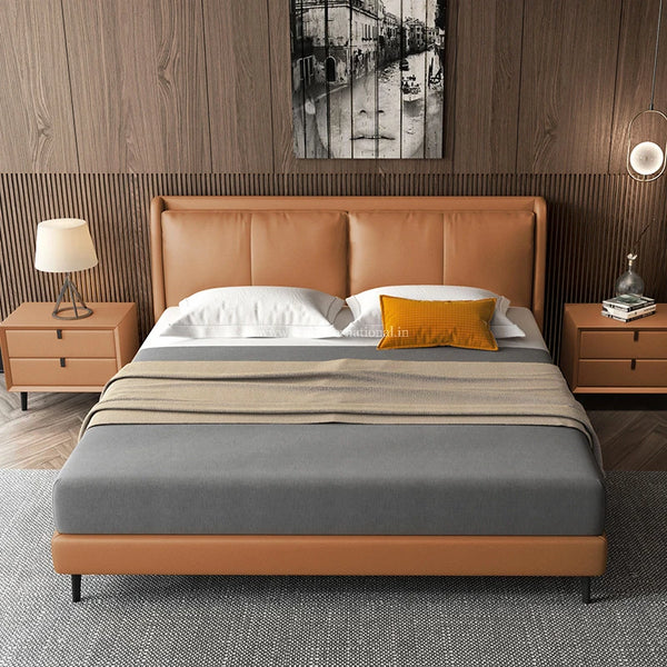 Modern Cushion Bed Premium Fabric - Bed - CRUZ INTERNATIONAL - Furniture Store