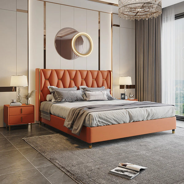 Modern Beautiful Cushion Bed - Bed - CRUZ INTERNATIONAL - Furniture Store