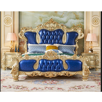 High Carved Maharaja Bed