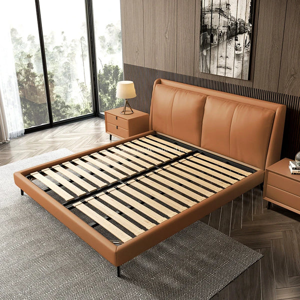 Modern Cushion Bed Premium Fabric - Bed - CRUZ INTERNATIONAL - Furniture Store