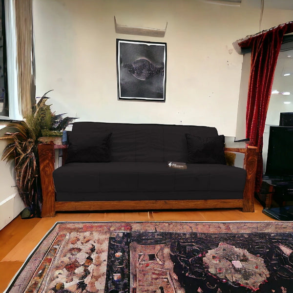 Natural Style 3 Seater Sofa | Rosewood - Sofa - CRUZ INTERNATIONAL - Furniture Store