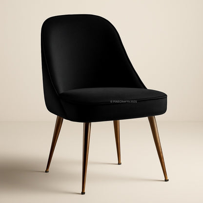 Contemporary Velvet Dining Chair