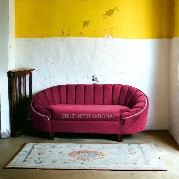 Modern Rodrigo Round Sofa - Sofa - CRUZ INTERNATIONAL - Furniture Store