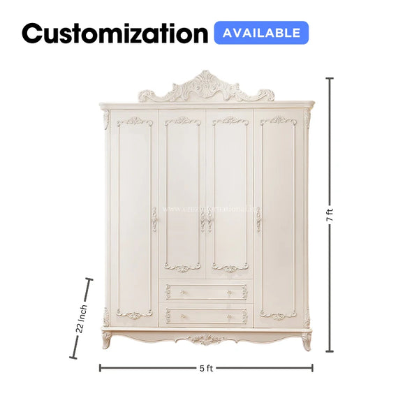 Maharaja Carving Complete Room Set - Bed - CRUZ INTERNATIONAL - Furniture Store