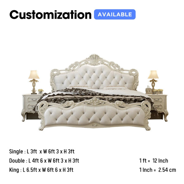 Maharaja Carving Complete Room Set - Bed - CRUZ INTERNATIONAL - Furniture Store