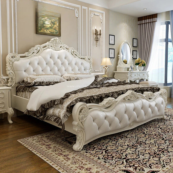 Maharaja Carving Complete Room Set - Bed - CRUZ INTERNATIONAL - Furniture Store