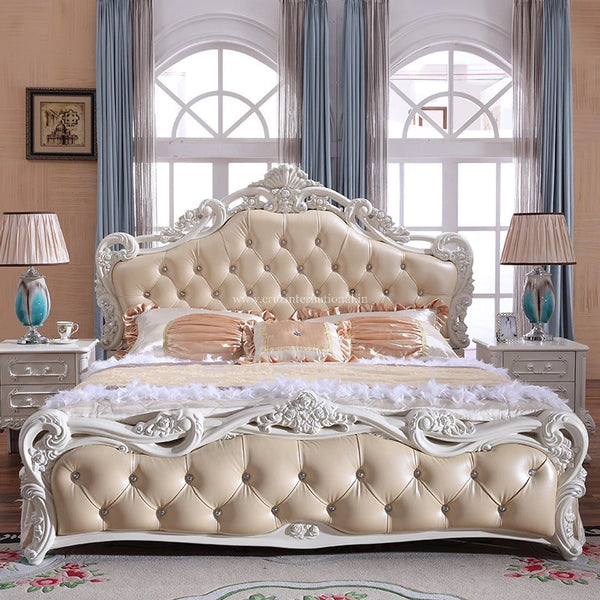 Maharaja Carving Complete Room Set - Bed - CRUZ INTERNATIONAL - Furniture Store