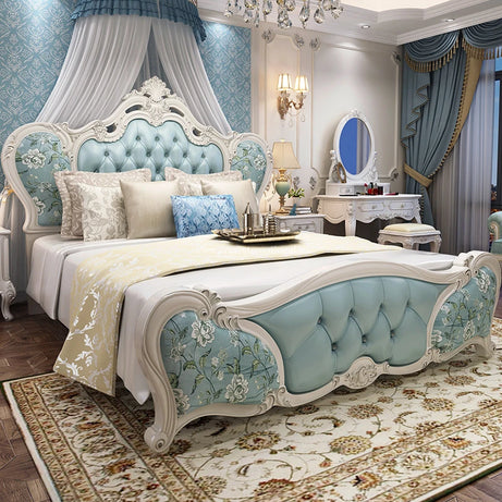 Maharaja Beautiful Carving Cushion Bed