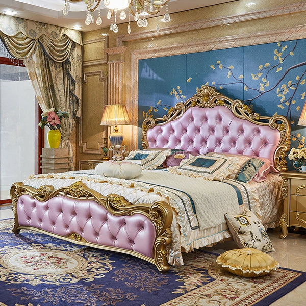 Maharaja Carving Cushion Bed - Bed - CRUZ INTERNATIONAL - Furniture Store