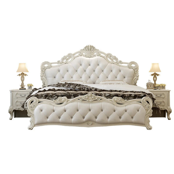 Maharaja Carving Complete Room Set - Bed - CRUZ INTERNATIONAL - Furniture Store