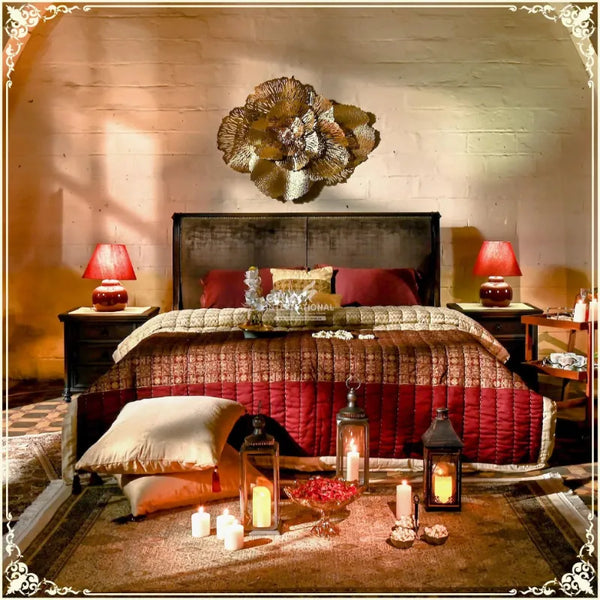 Modern Classic Bed | with Side table - Bed - CRUZ INTERNATIONAL - Furniture Store
