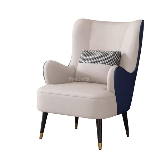 Modern Fabric Wingback Chair - Living Room Chair - CRUZ INTERNATIONAL - Furniture Store
