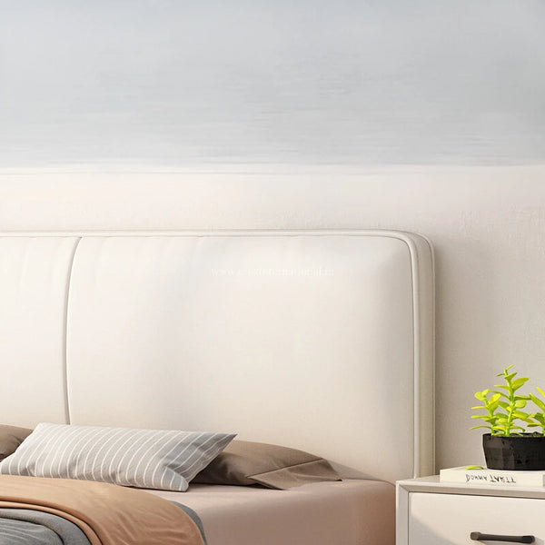 Modern Cushion Suede Bed - Bed - CRUZ INTERNATIONAL - Furniture Store