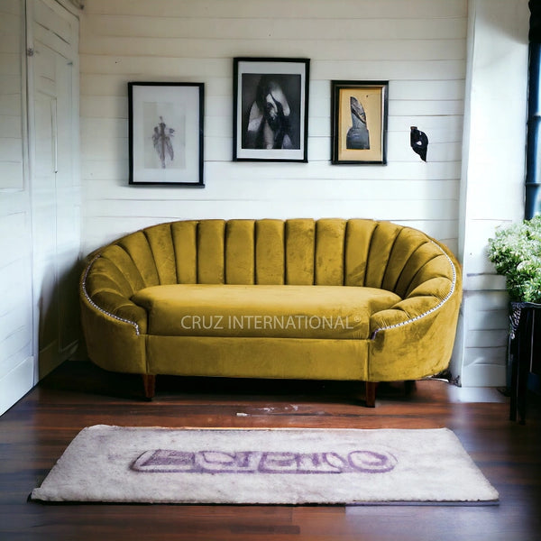 Modern Rodrigo Round Sofa - Sofa - CRUZ INTERNATIONAL - Furniture Store