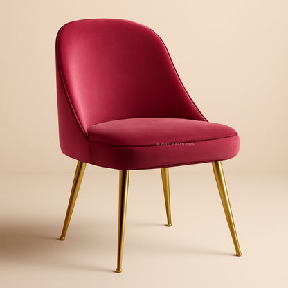 Contemporary Velvet Dining Chair